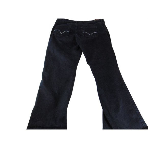 Levis Women's 512 Perfectly Shaping  Jeans Size 35 Black   Cotton Spandex EUC - Picture 5 of 7